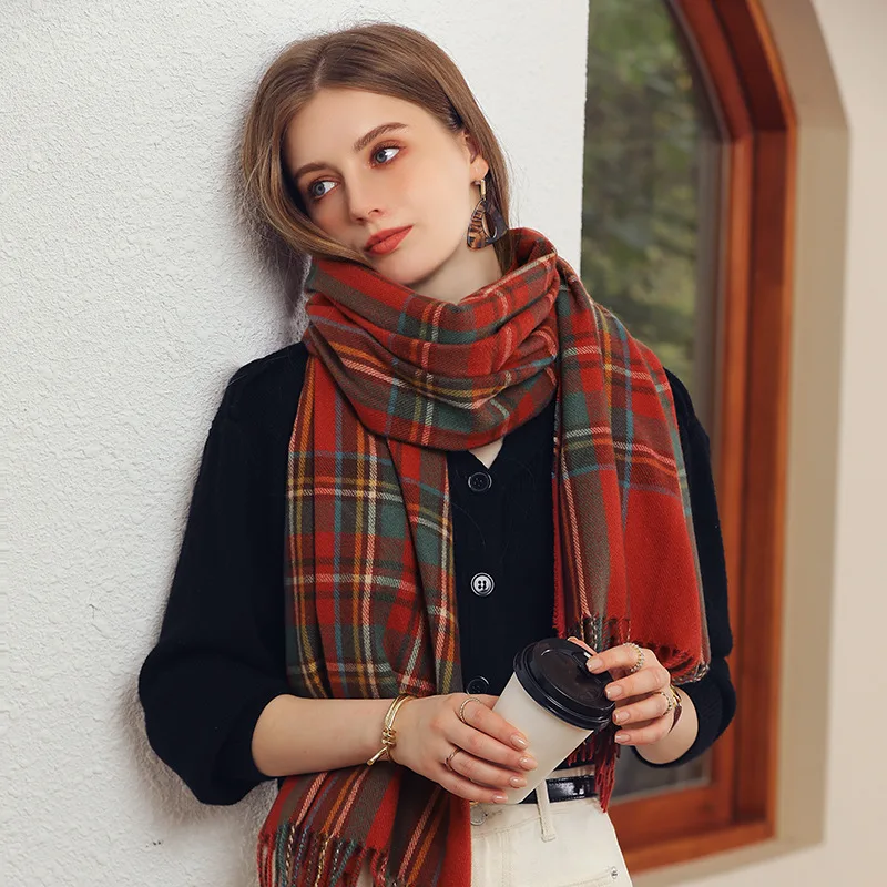 plaid scarf